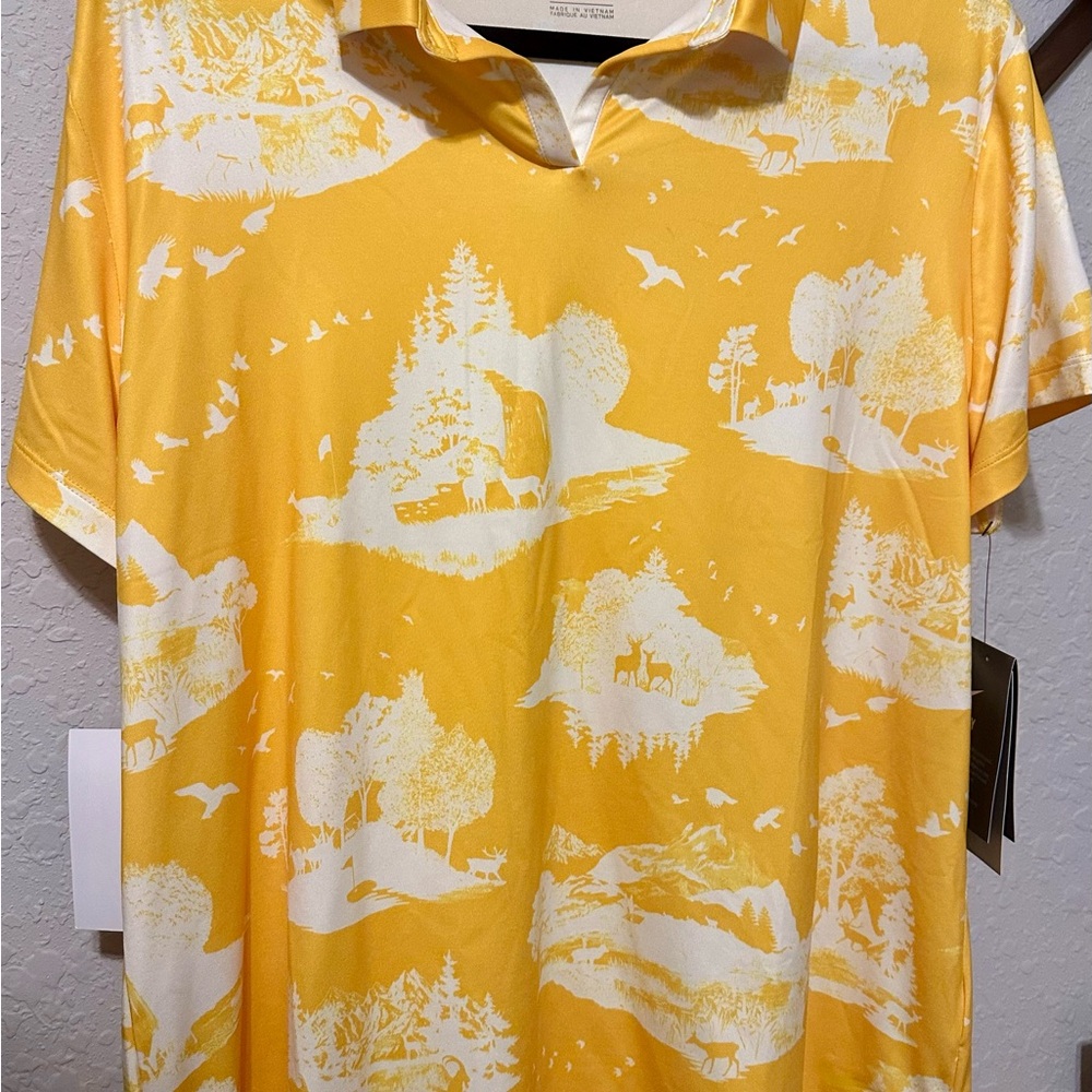 Nike Wildlife Print Women’s Golf Polo Shirt XL